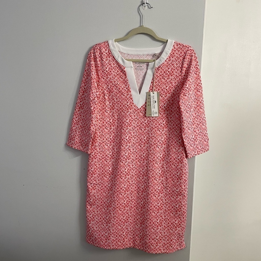 NWT Tommy Bahama Aubrey Tile Isle Dress Women UV Protection Moisture Wicking - Picture 3 of 14